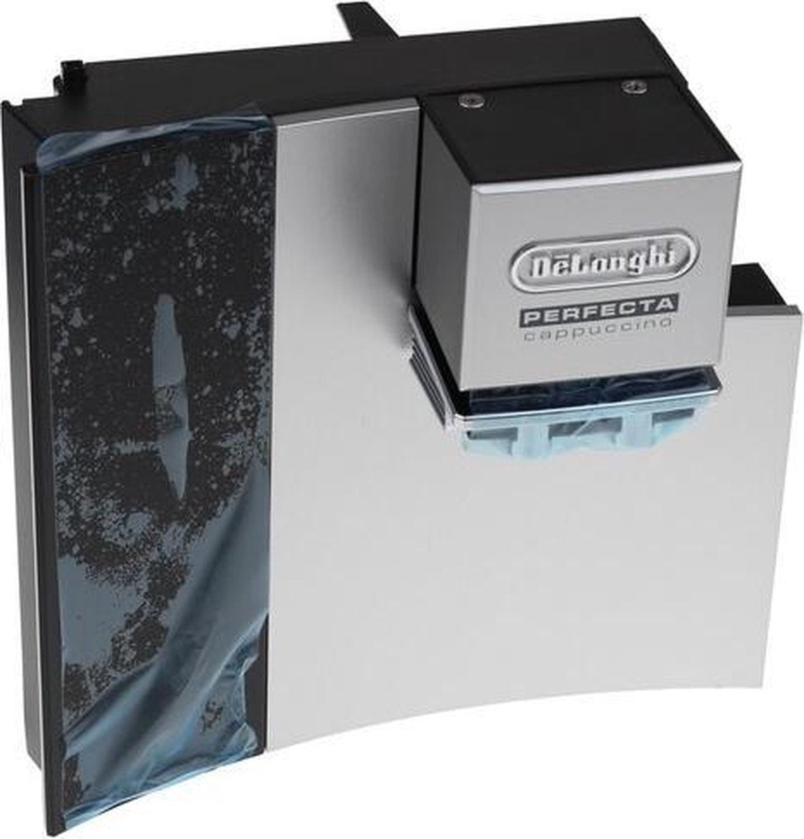 DELONGHI - KLEP VOORZIJDE -  ZWART & ZILVER-MR + GLAS ESAM5. (DLS) - 7313224141