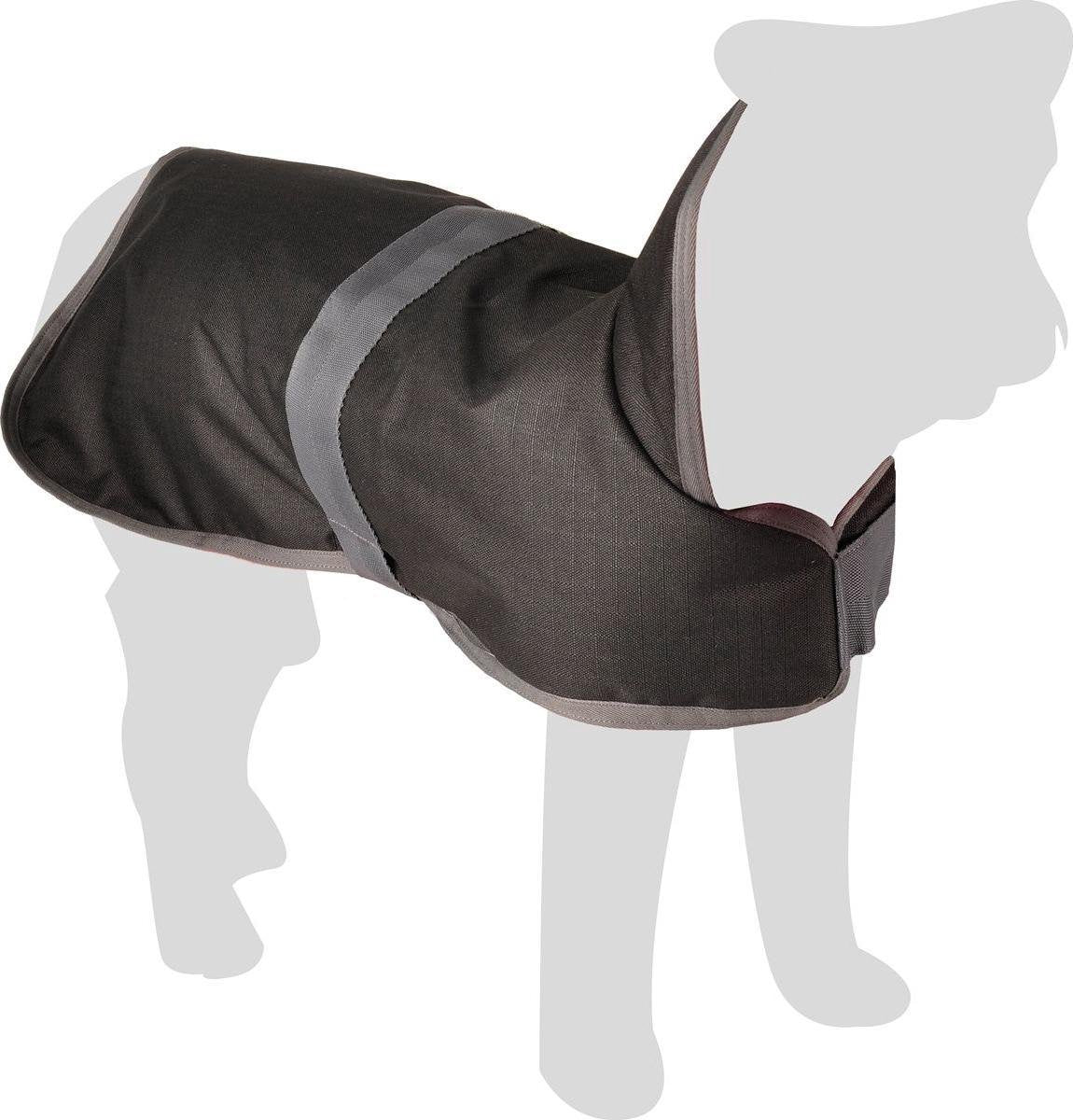 Flamingo Honden Winterjas Gillian - Zwart - 56 - 66 cm x 50 cm