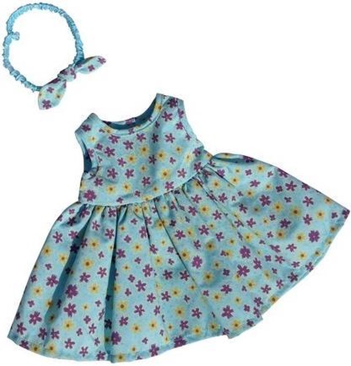 Amleg Jurk Mini Mommy Blauw Meisjes 38-41 Cm