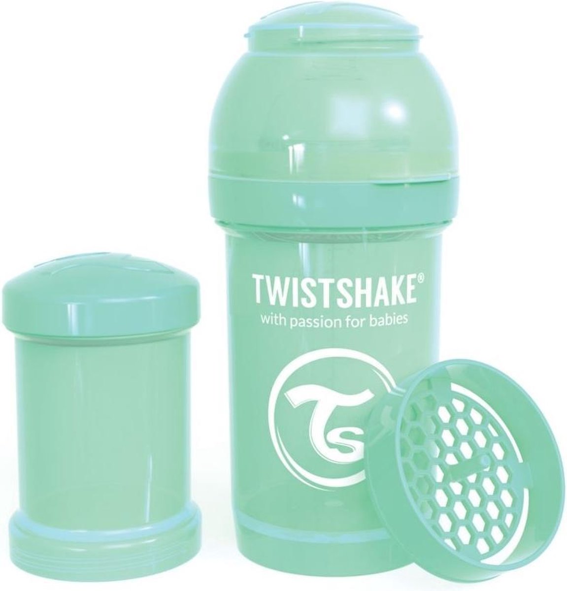 Drinkflesje Antikoliek 180 ml - Muntgroen | Twistshake
