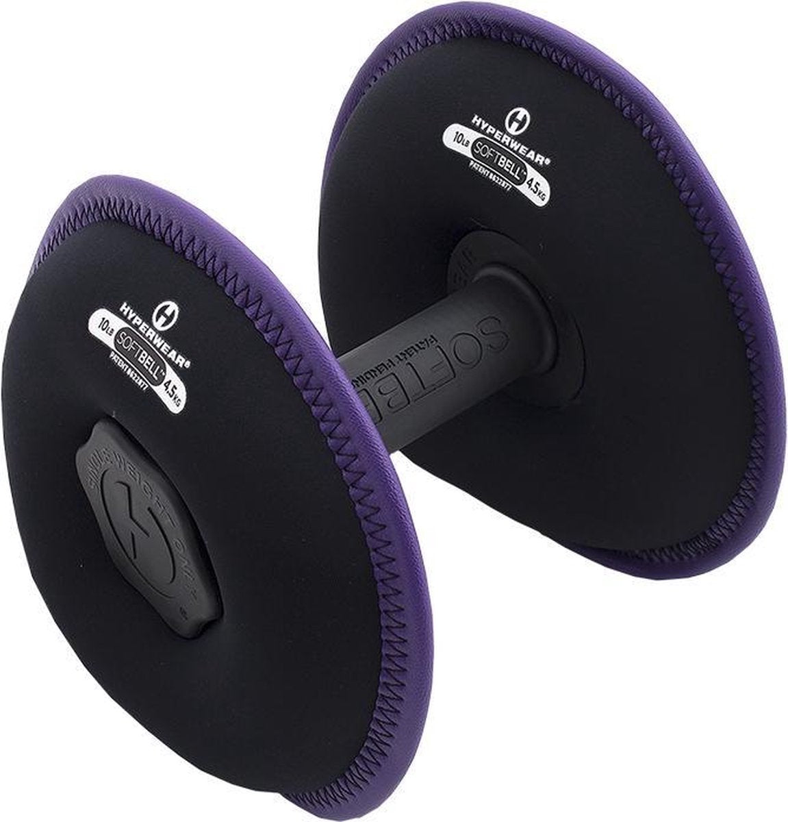 Hyperwear SoftBell Dumbbell 9 kg (20 lbs) - paars