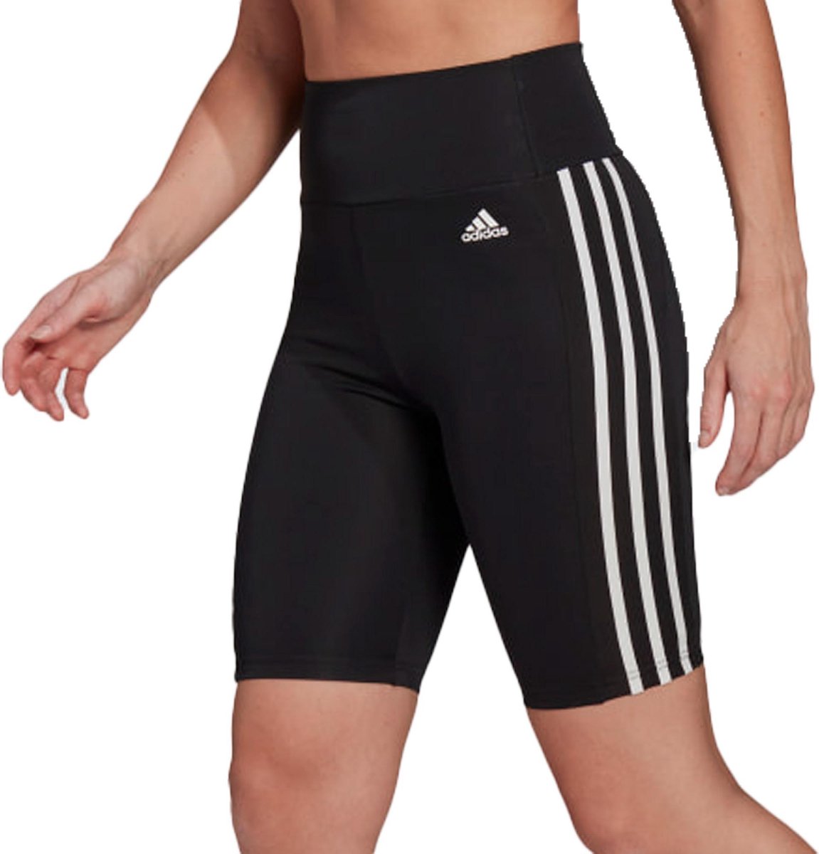 adidas 3-stripes Sportbroek - Maat S  - Vrouwen - zwart - wit