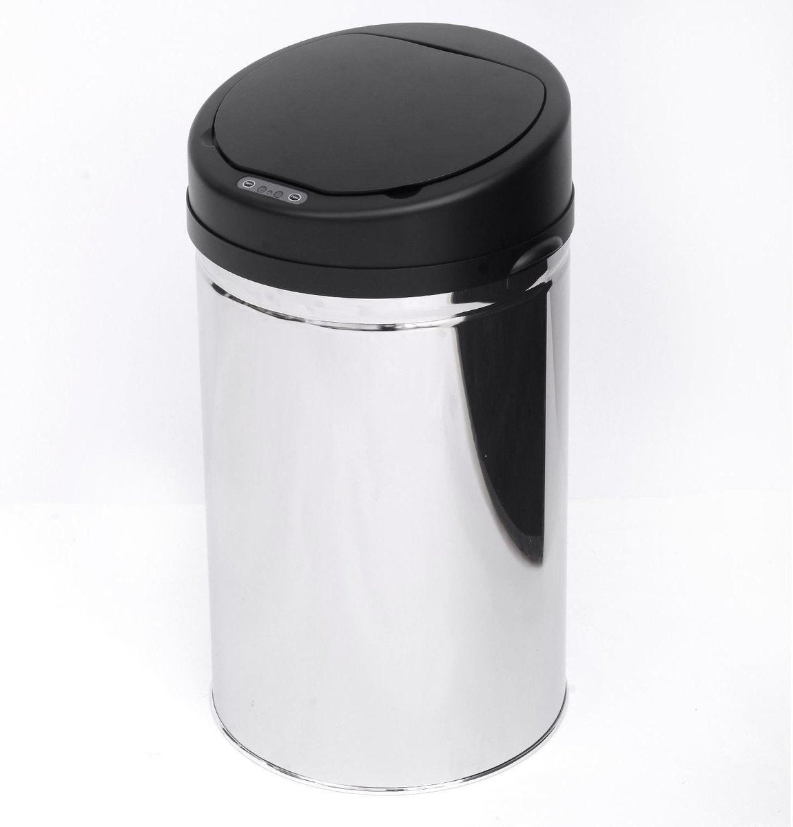 HOMCOM Vuilnisbak IR-sensor vierkant 30L RVS