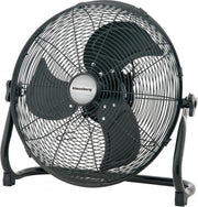 Klausberg 7517 - vloerventilator 45 cm - Zwart - 100W - 3 snelheden