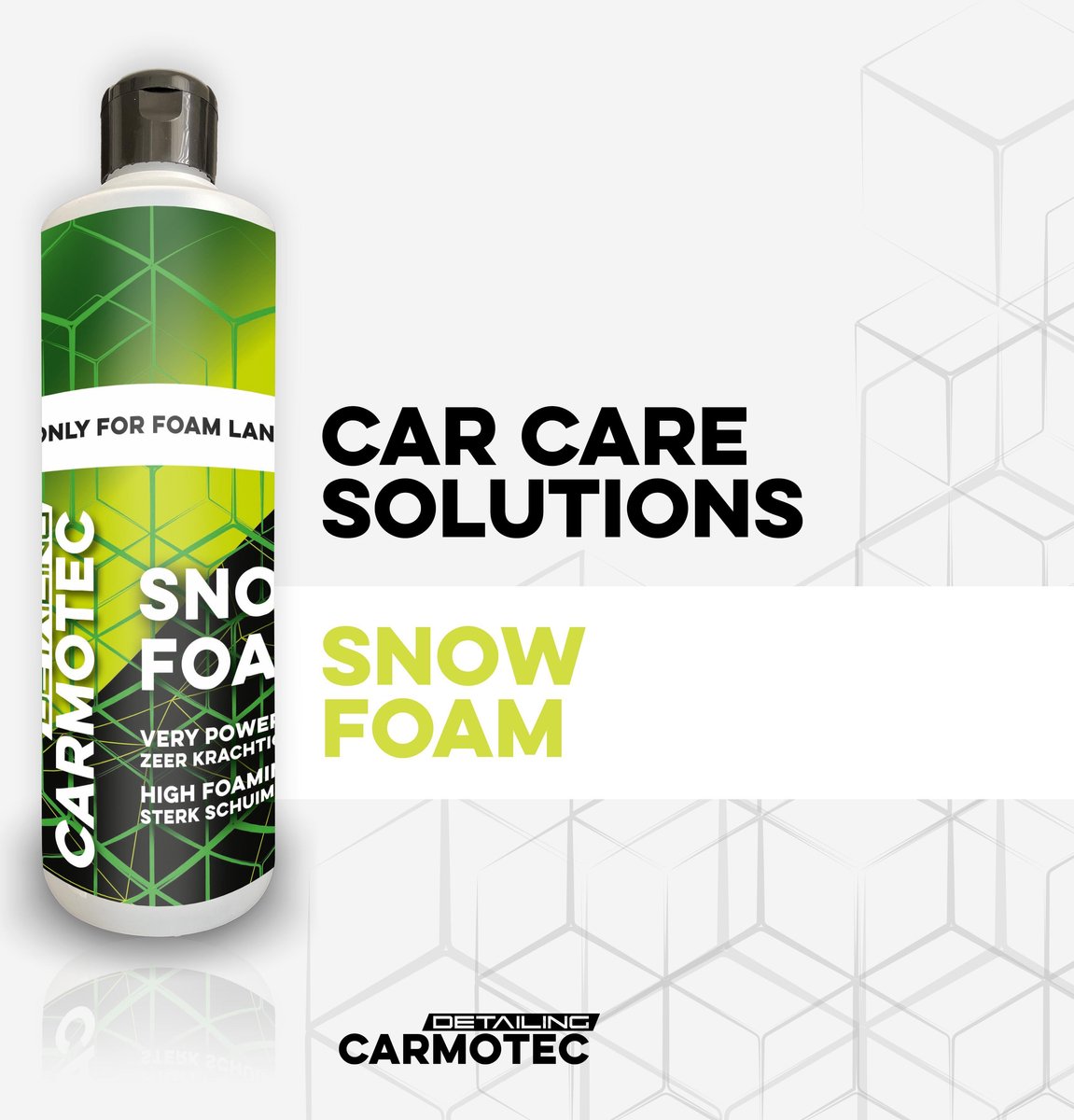 Foam Shampoo - Spray Shampoo - Autoshampoo - Schuim shampoo -  Bandenshampoo - Auto wassen - Auto reiniging - Auto onderhoud - Auto schoonmaken - Auto poets - Auto detailing