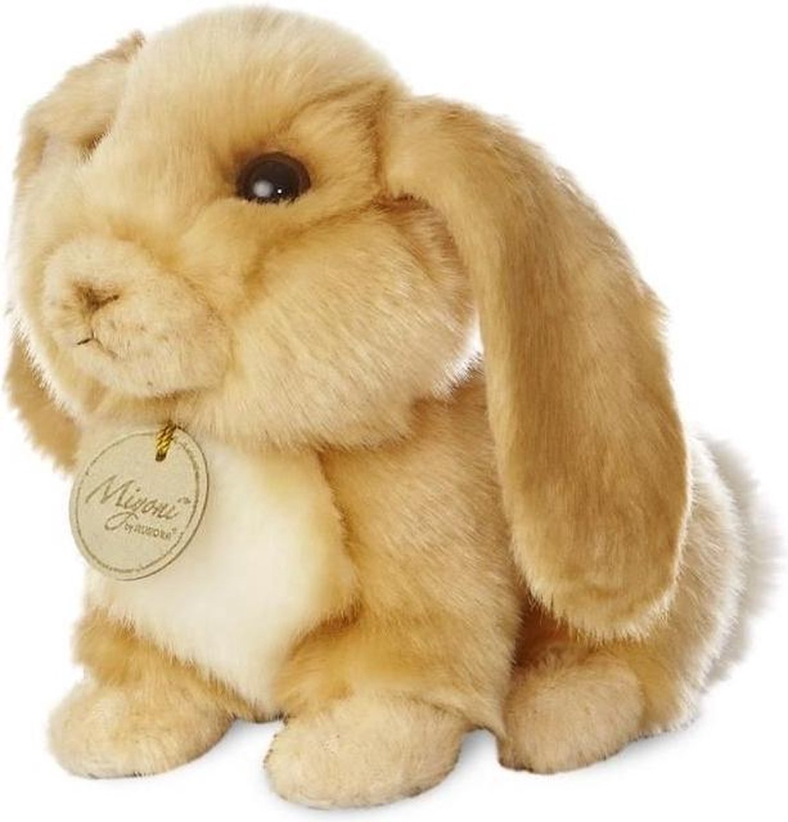 Aurora Knuffel Mini Yoni Hangoor Konijn Bruin 20 Cm