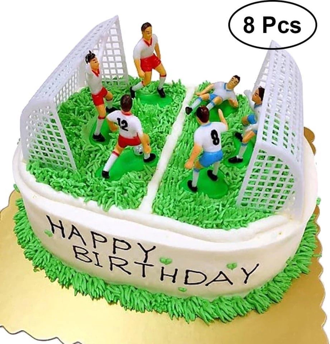 Voetbal taart geschikt voor een cake Taartdecoratie decoratie
