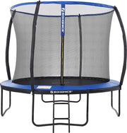 Nancy's Trampoline Met Veiligheidsnet - Trampolines - Tuin - Ladder - Gevoerde Stangen - Zwart/Blauw - Ø 305