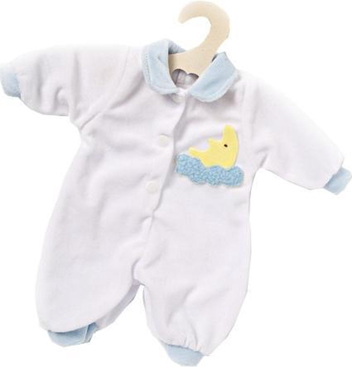 Heless poppenkleding boxpakje wit 35-45 cm