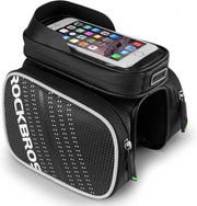 ROCKBROS Telefoonhouder fiets – Frametas fiets – Dubbele fietstassen – Mountainbike – MTB – Racefiets – Fietsen – Waterdicht – 6