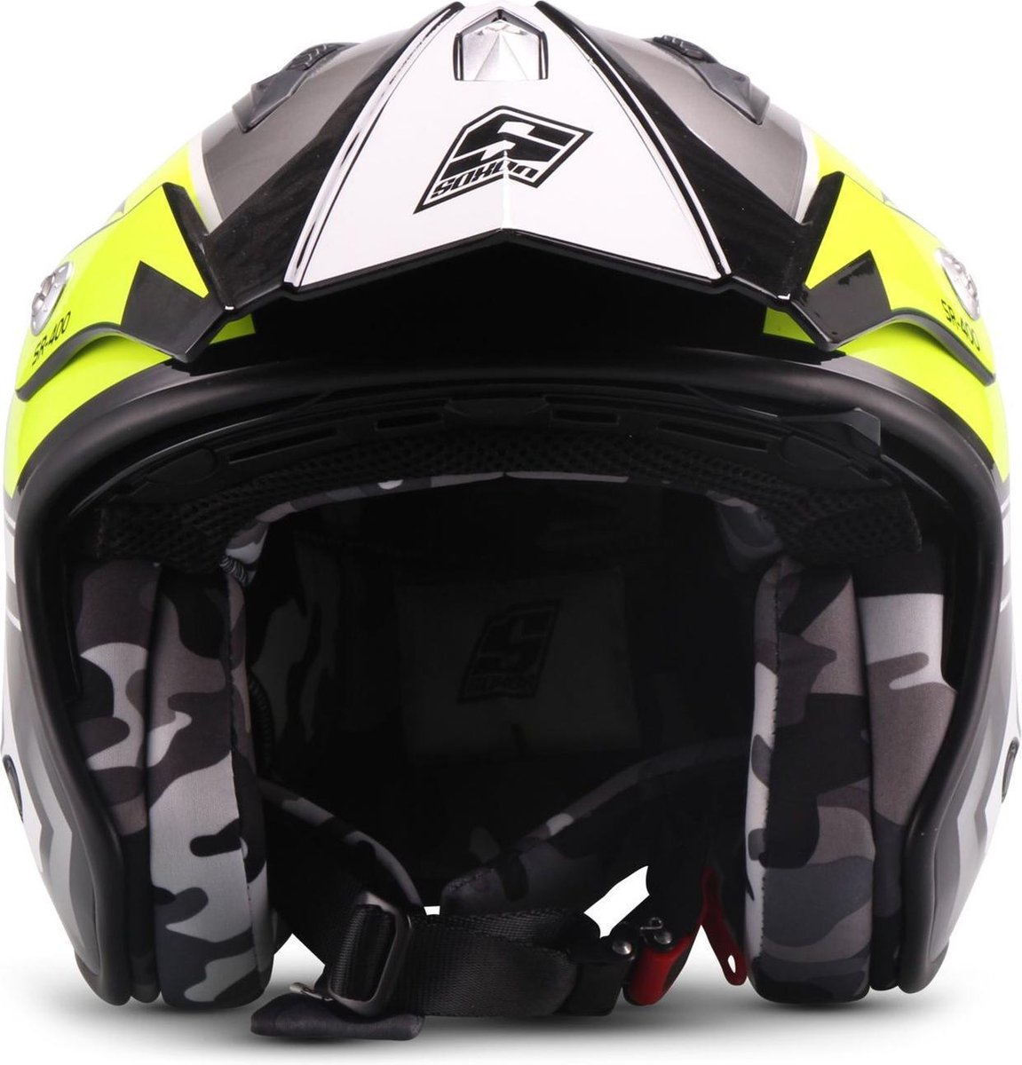 SOXON SR-401 STORM NEON jethelm