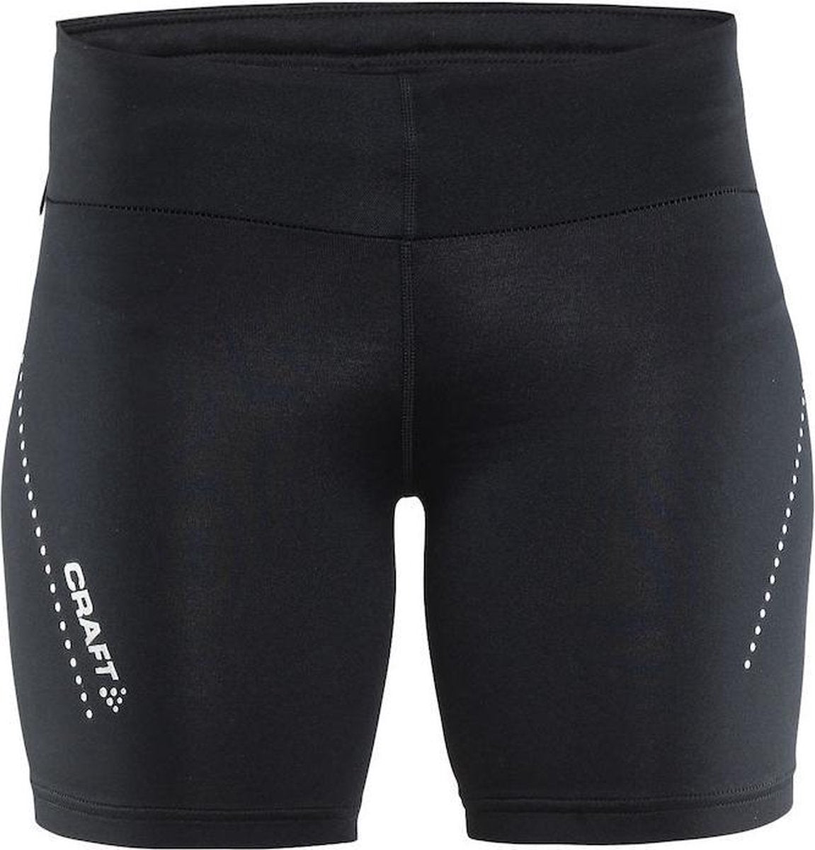 Craft Essential Short Tights W Sportlegging Dames - Black - Maat S