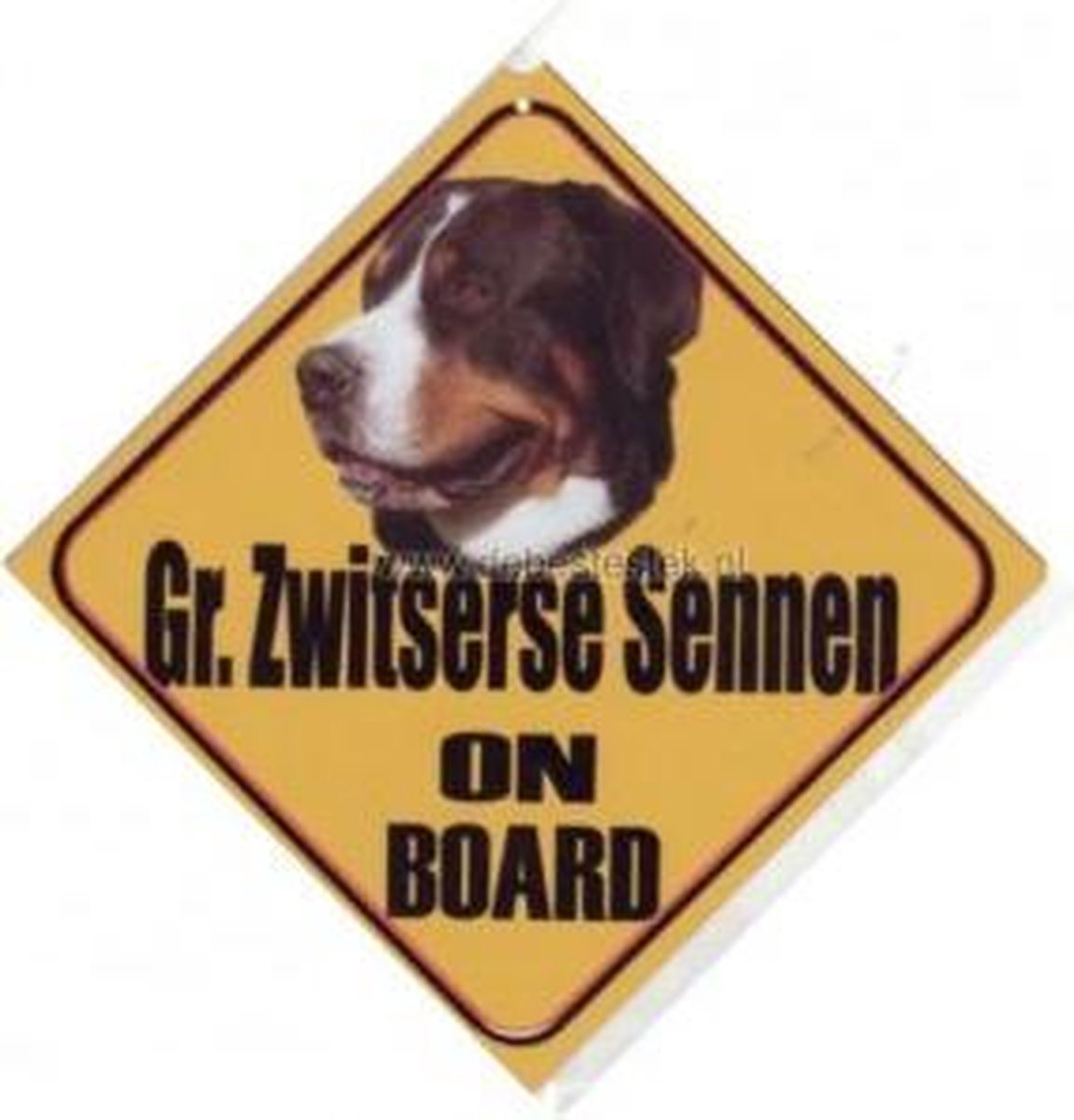 Autobordje Grote Zwitserse Sennen