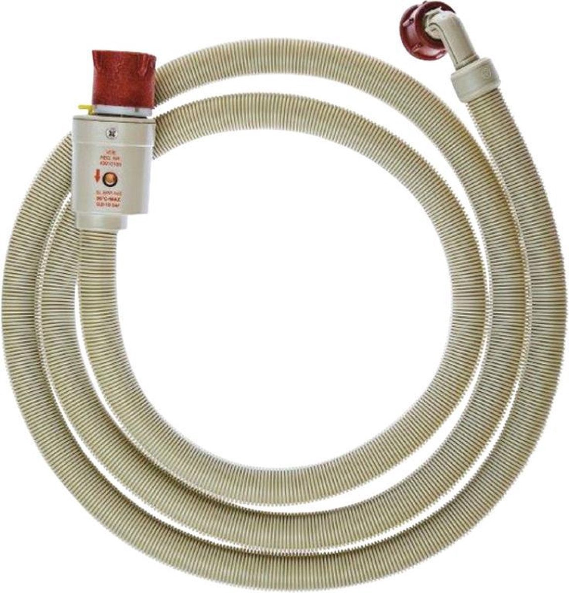 Toevoerslang 3/4'' Recht - 3/4'' Gehoekt 60 bar 90 °C 1.50 m