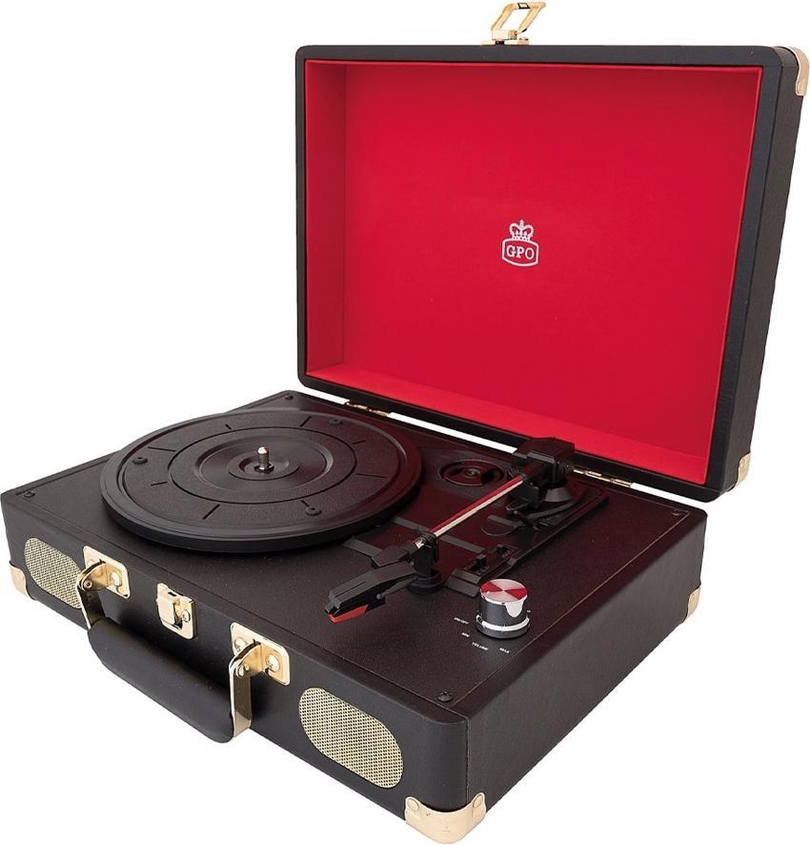 GPO SOHOBLA Platenspeler met ingebouwde speakers
