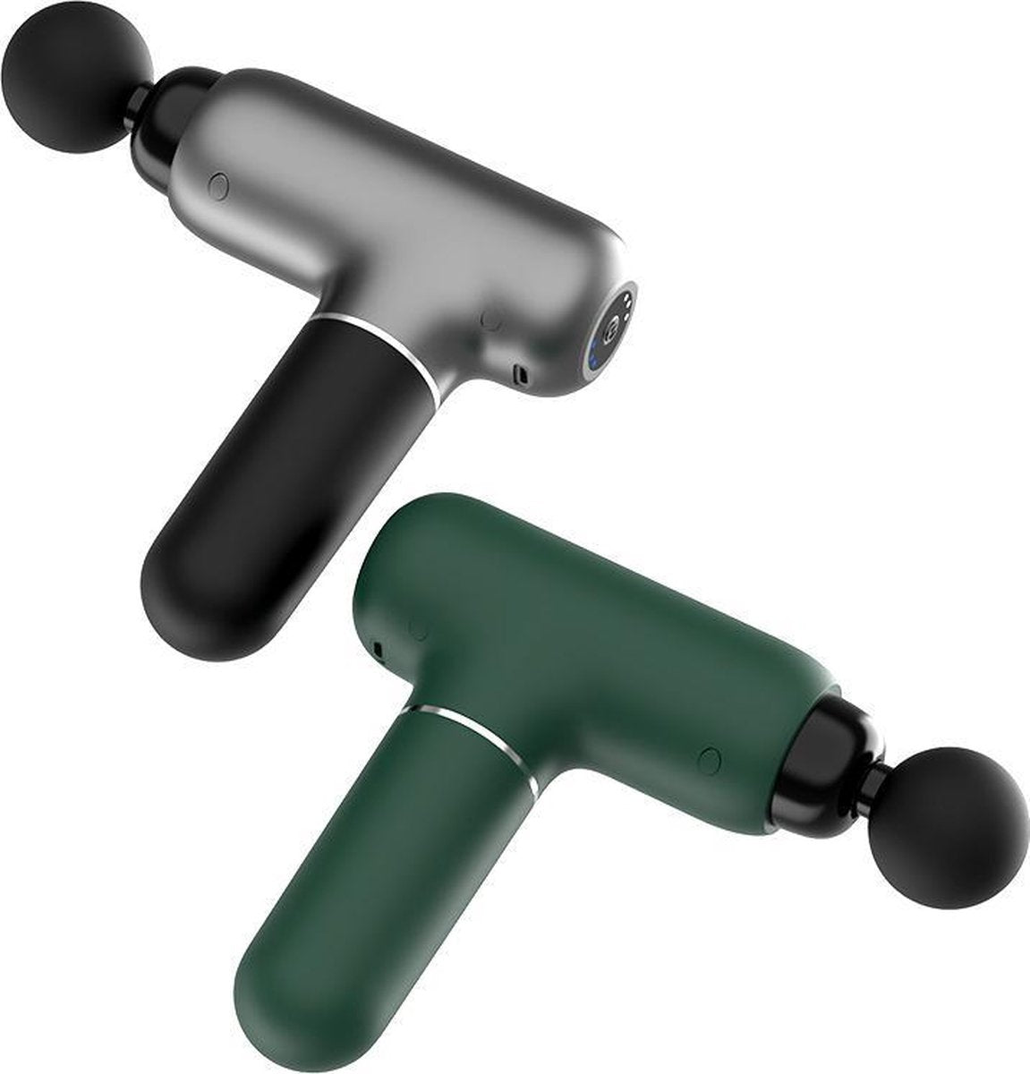 Universe - Mini Massage Gun Steel Green / Groen - Sport en relax massage