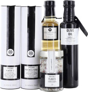 The Spice Tree - Kruidenpakket - Appelcider Azijn - Olijfolie Look - Zeezout Vlokken Tijm en Jeneverbes - 2x Kruidenmix