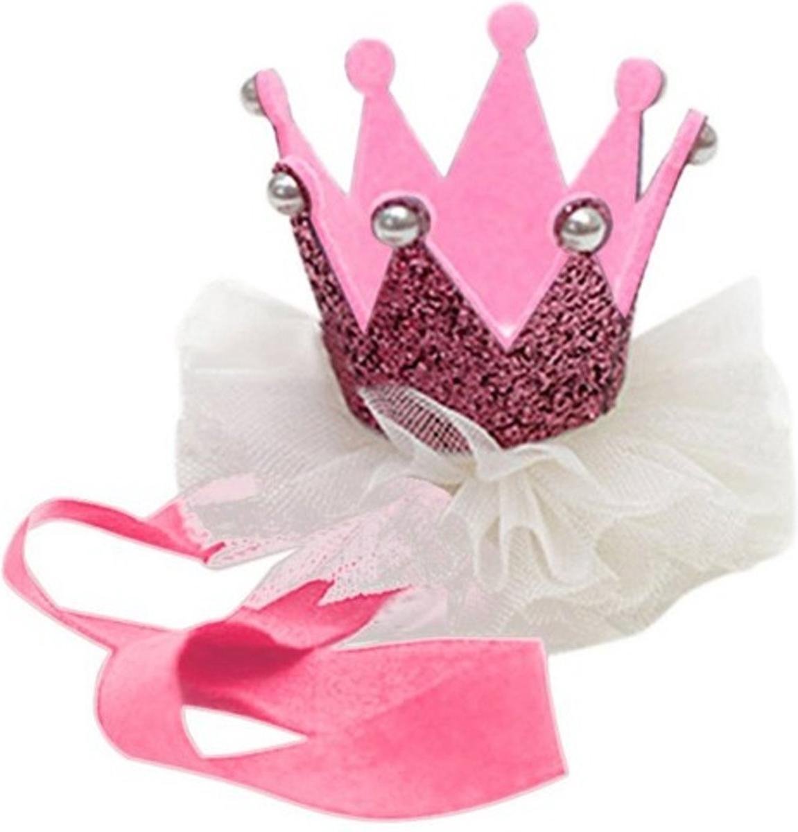 Haarband Baby - Kroontje - Roze - Heble