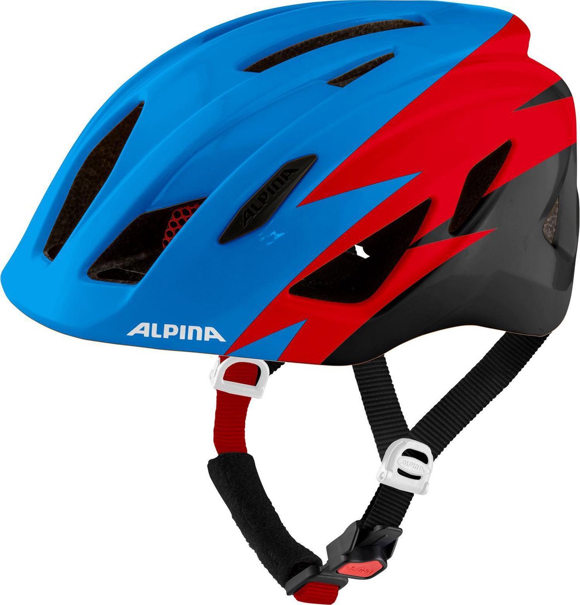 Alpina helm Pico blauw rood zwart 50 55cm