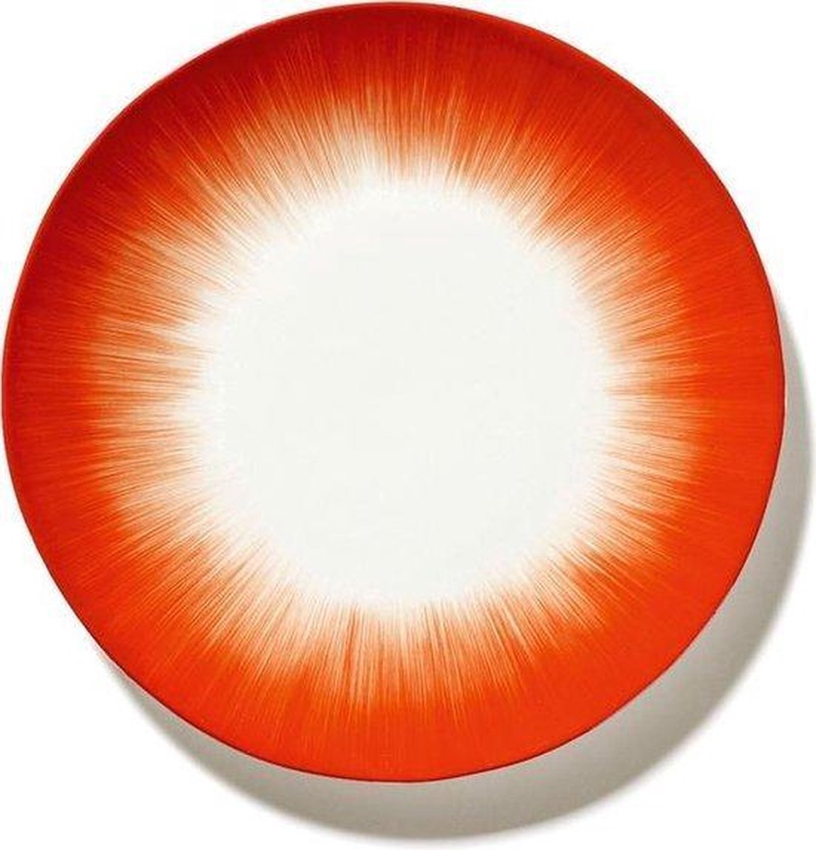 Serax Ann Demeulemeester Dé bord D14cm off white/red var5