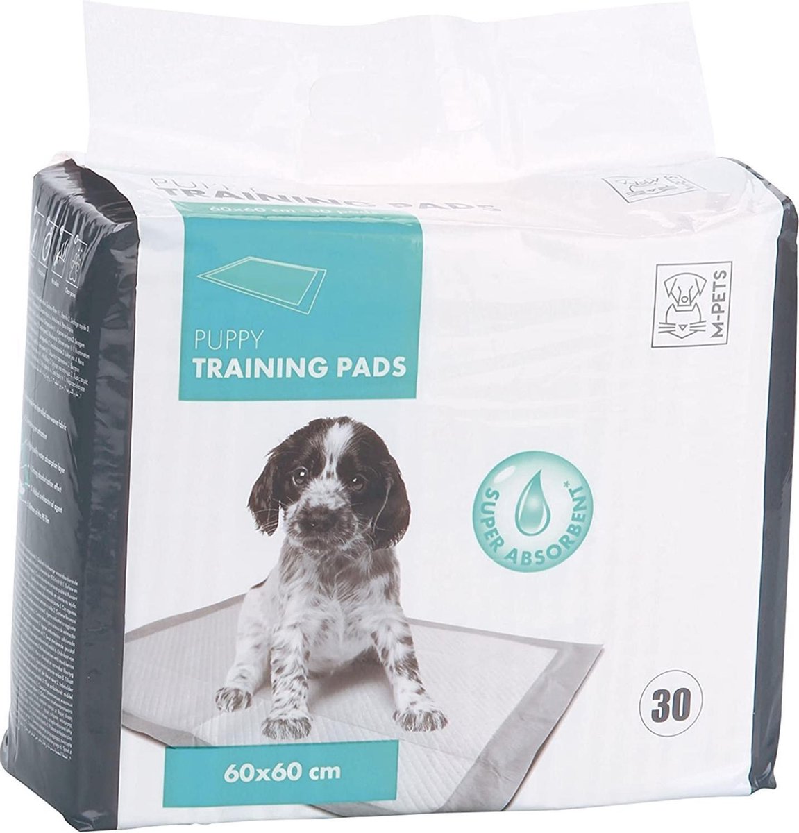 M-pets Trainingpads Puppy 60 X 60 Cm Textiel Wit 30 Stuks