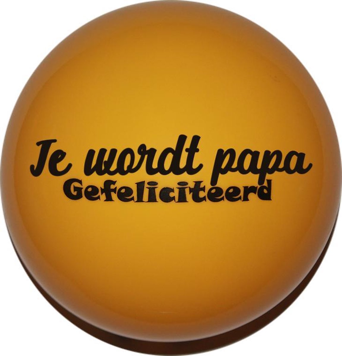 Bal met tekst Je wordt papa