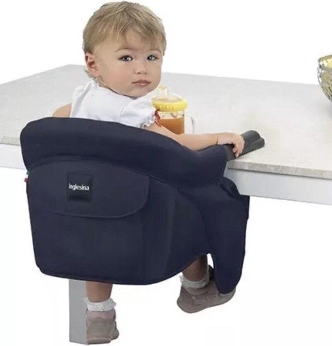 Inglesina hangend kinderstoel blauw
