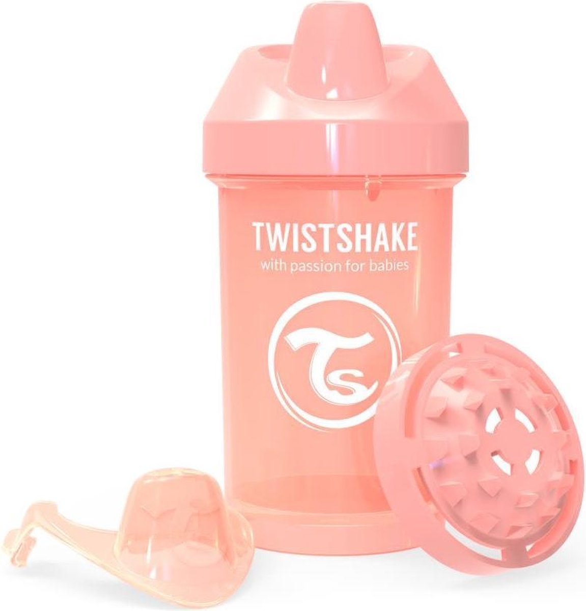 Twistshake Crawler Cup 300ml Pastel Peach