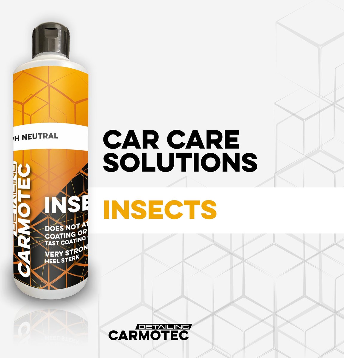 Insectenreiniger - Insecten spray - Insectenverwijderaar - Auto exterieur verzorging- Auto wassen - Auto reiniging - Auto onderhoud - Auto schoonmaken - Auto poets - Auto detailing