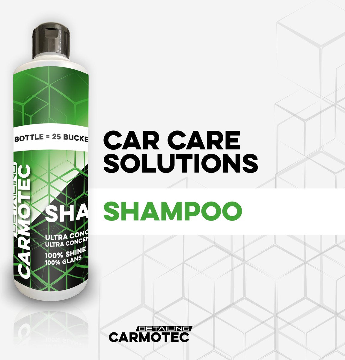 Auto shampoo - Schuim shampoo - Shampoo - Glans shampoo - Auto exterieur verzorging - Auto wassen - Auto glans - Auto reiniging - Auto onderhoud - Auto schoonmaken - Auto poets - Auto detailing