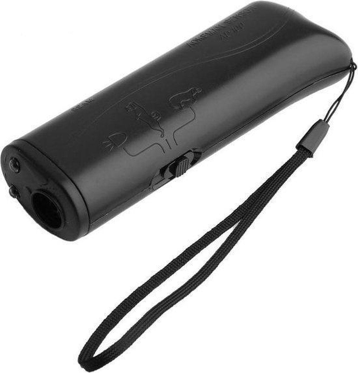 Ultrasone Hondentrainer / Hondenverjager LED verlichting Zwart