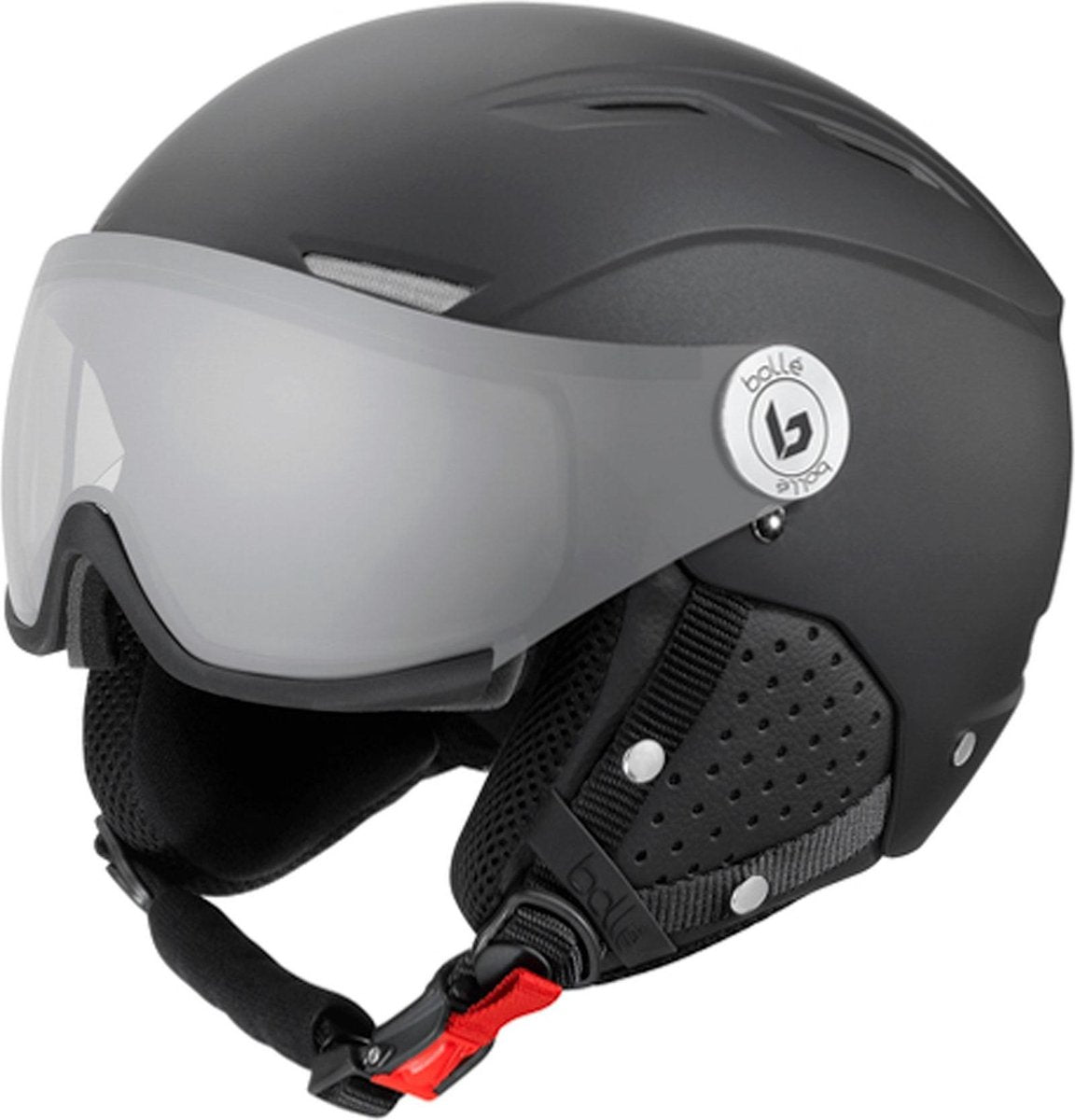 Bollé Backline Visor Premium Matte Galaxy Black / Photochromic Silver 54-56 Skihelm Unisex - Black