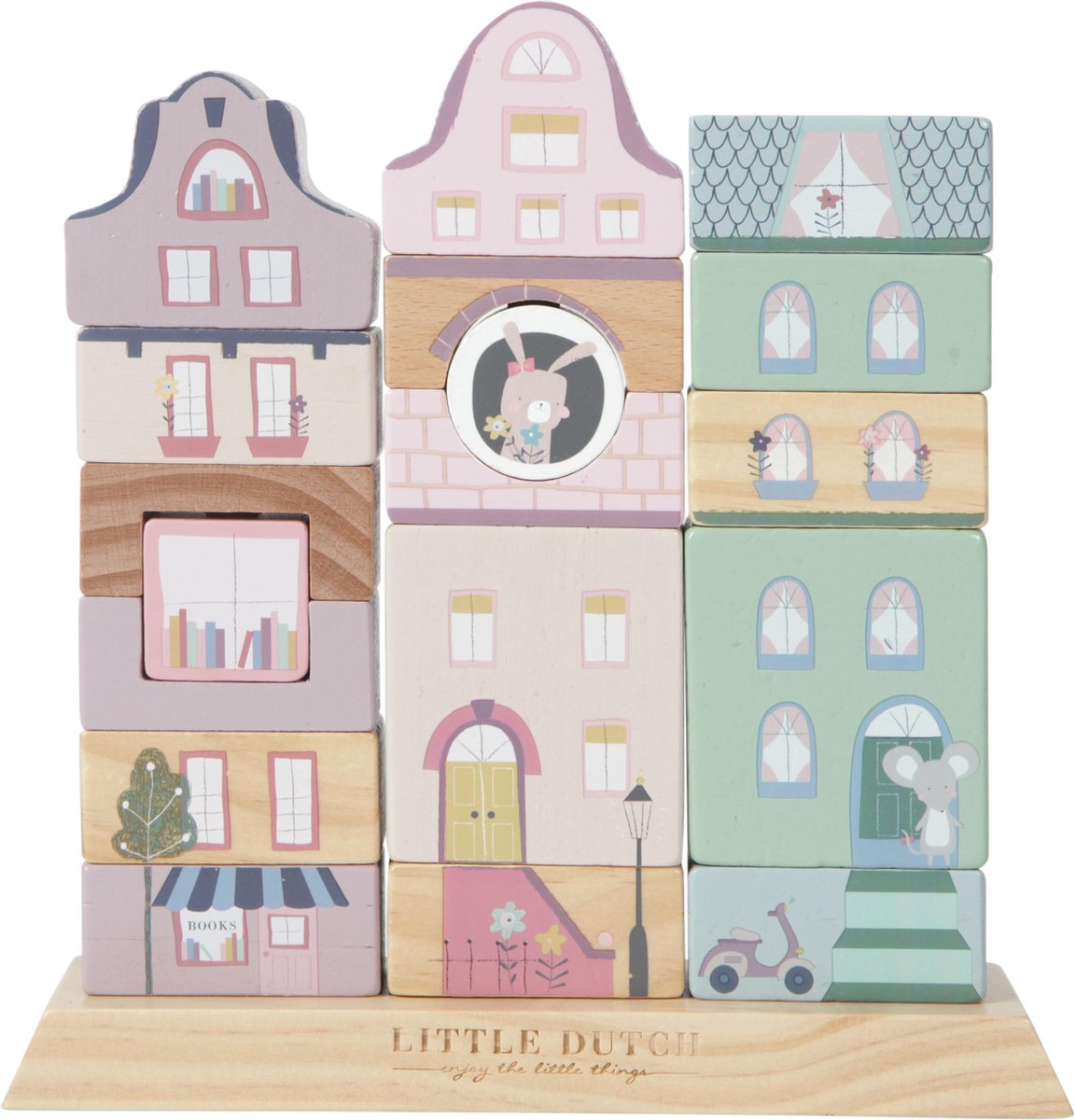 Little Dutch Stapelgeveltjes - Pink