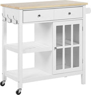 Beliani GENOA - Keukentrolley - wit - MDF