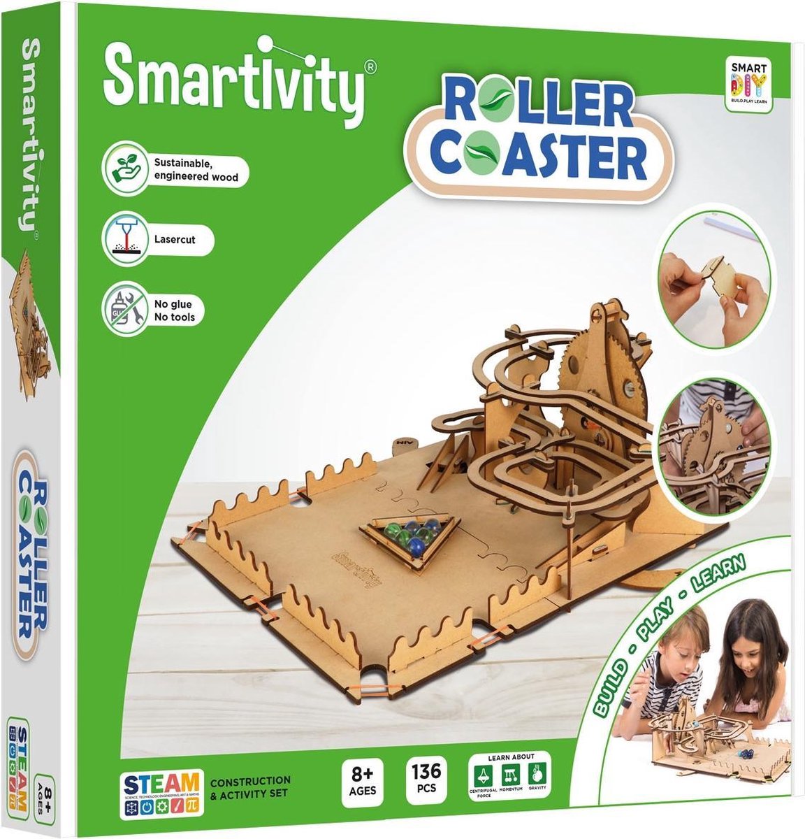 Constructieset - Knikkerbaan - Rollercoaster - 8+