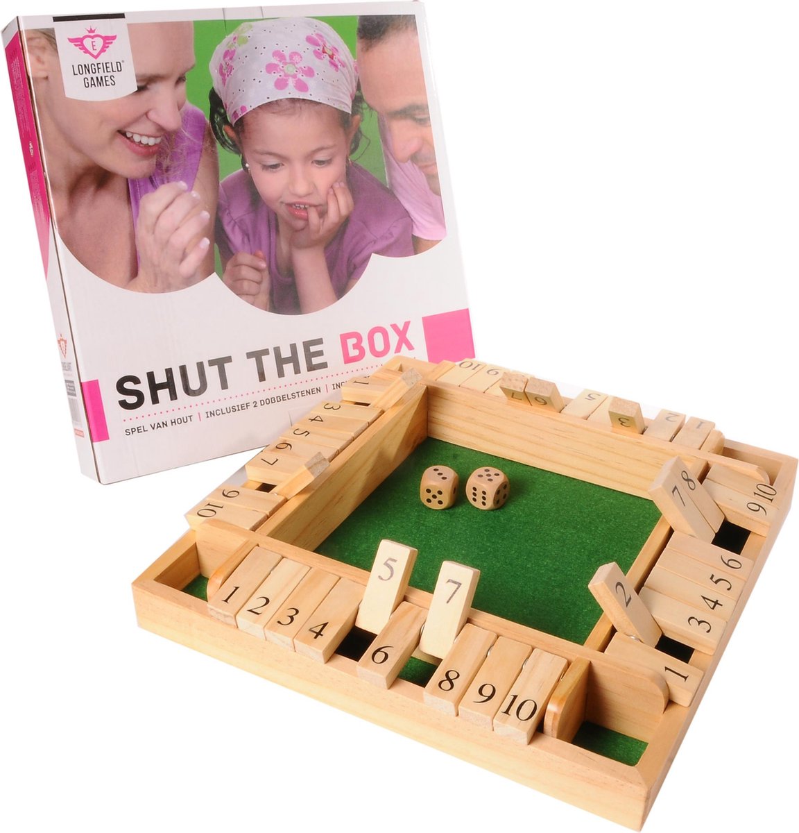 Longfield Games Shut The Box 4 Spelers