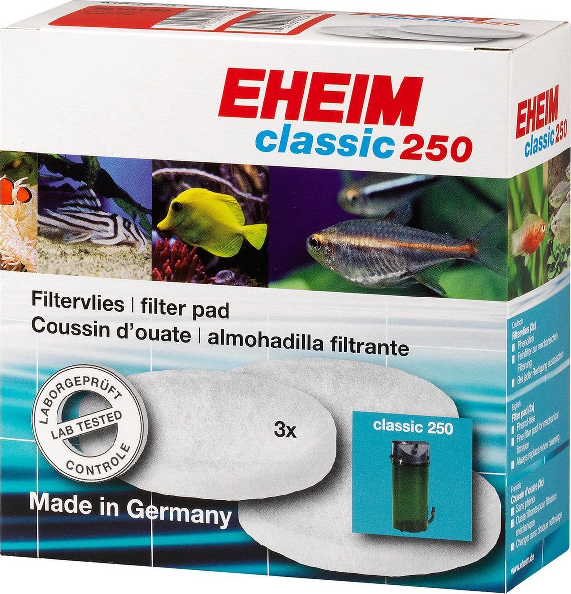 Eheim Filtervlies Voor Classic 250 3 stuks 250 - 2213