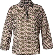 ES&SY Rianne Blouse - Black/Pink - maat 44