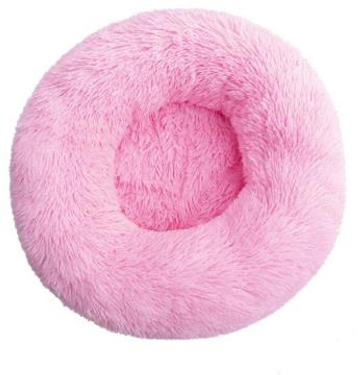 BEESSIES® donut hondenmand/hondenkussen 120 cm - wasbare hoes - Roze - huisdierbed  hondenbed - hond kussen mand