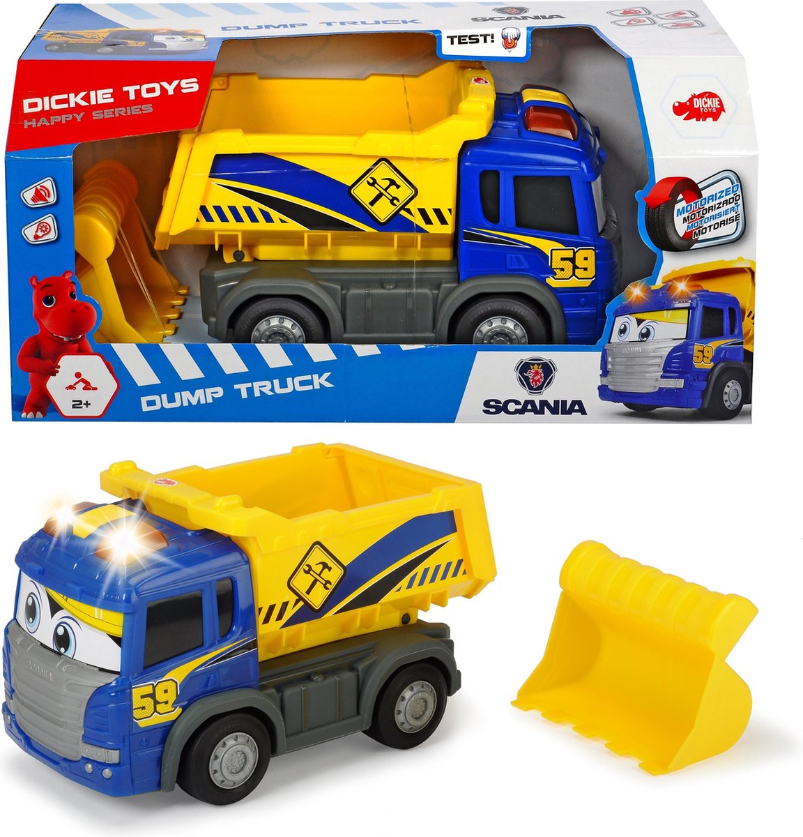 Happy Scania Dump Truck