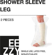 Eezzy douchehoes Been - Transparant - Kunststof - Set van 2