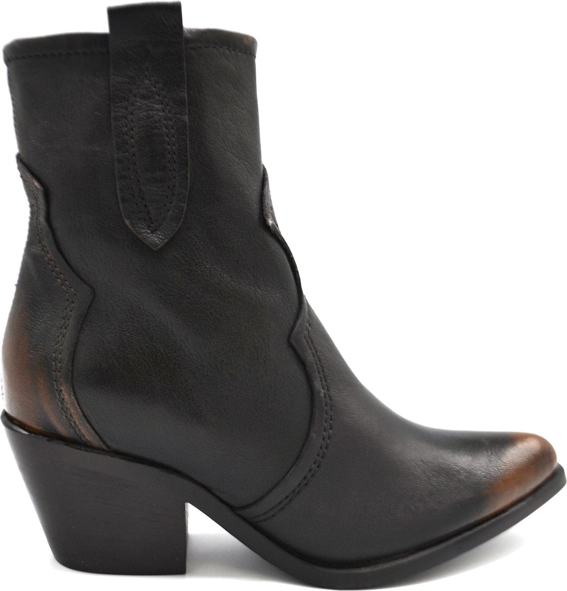 Mjus 793270-301 6929 bruin enkel laars western