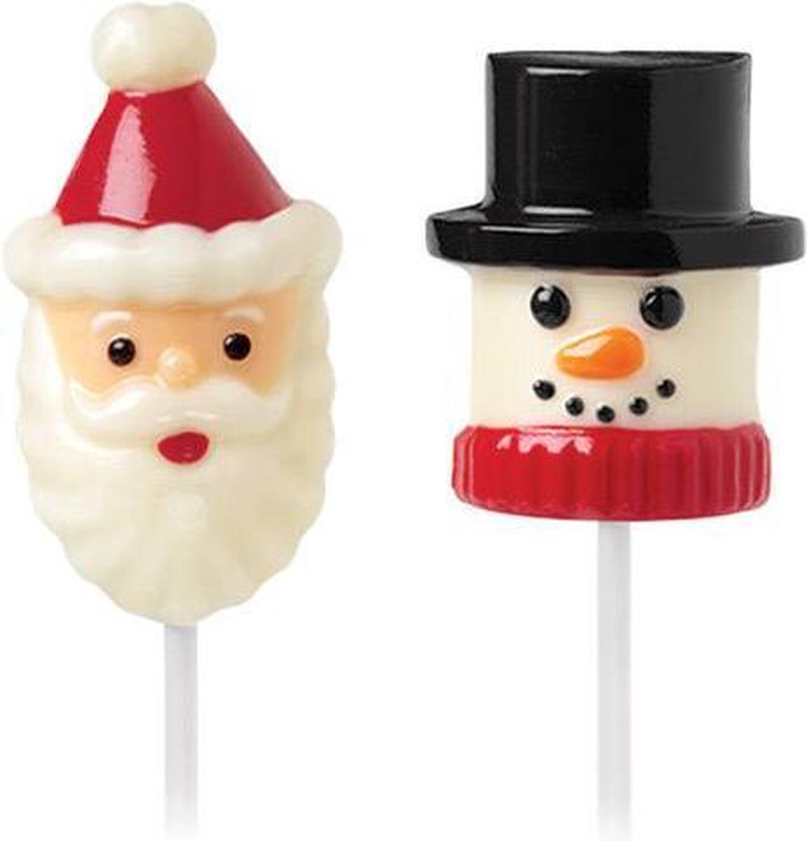 Vormpje voor spekjes Kerstman en sneeuwman - Decoratie