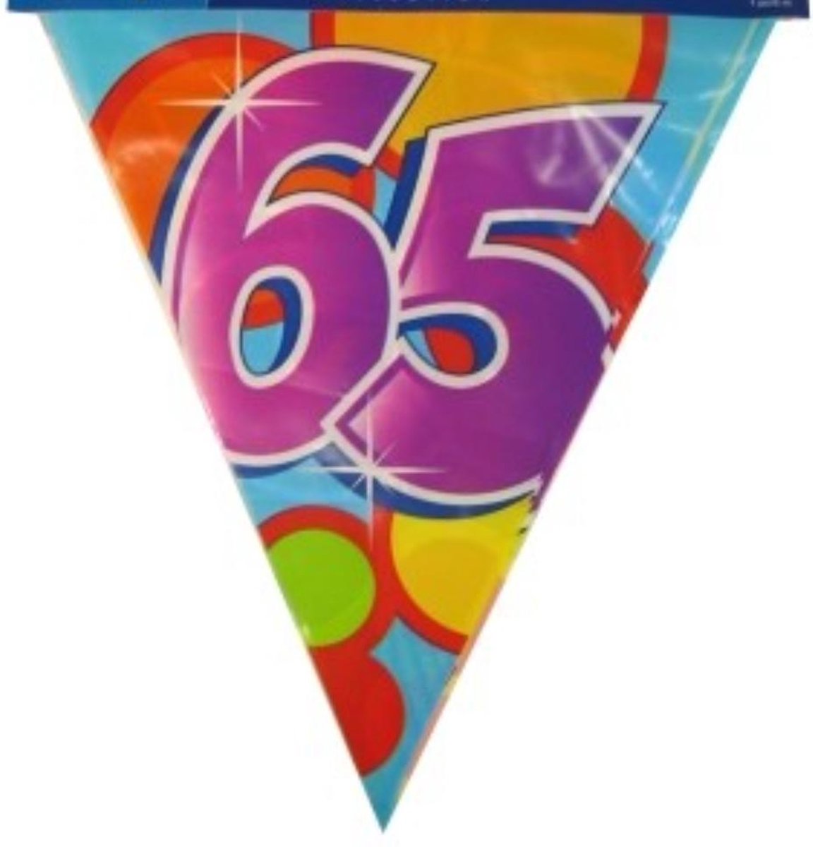 2 stuks Vlaggenlijn 65 jaar 