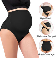 Vrouwen over de bult zwangerschapsondergoed- maat L - 2stuks /Pack Mama naadloze hoge taille zwang-Women's Over the Bump Maternity Underwear Size L - 2 pieces /pack-Mama Seamless High Waist Maternity Pregnancy Pantieserschap- zwangerschap slipje
