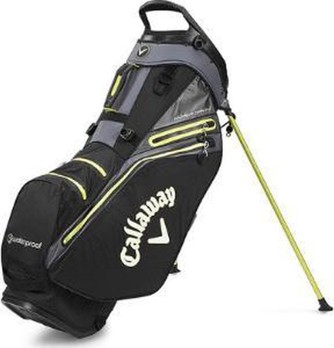 CALLAWAY HYPER DRY 14 STANDBAG - ZWART GEEL Zwart/ Geel