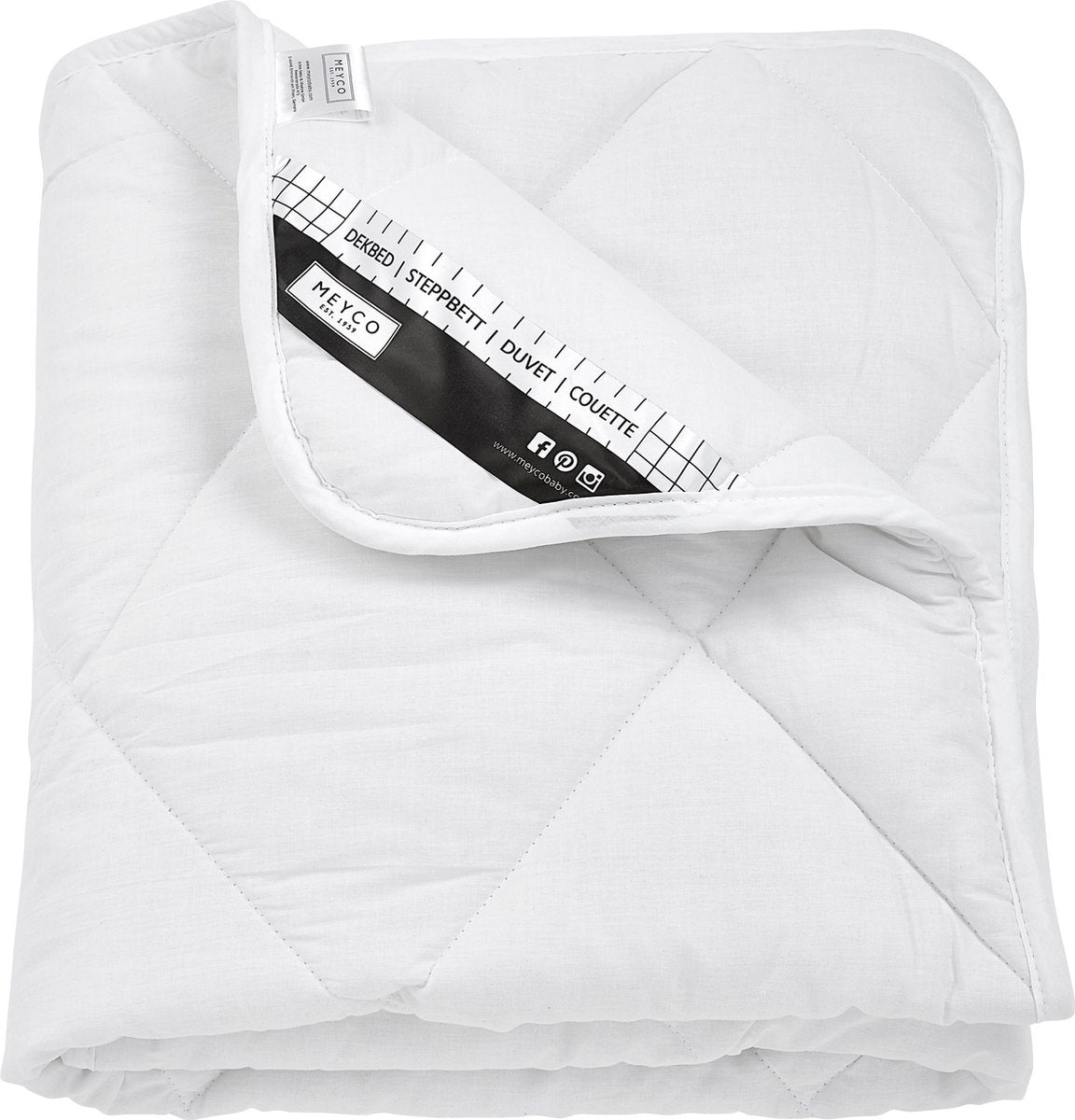 Meyco microvezel dekbed - 80x80 cm - wieg