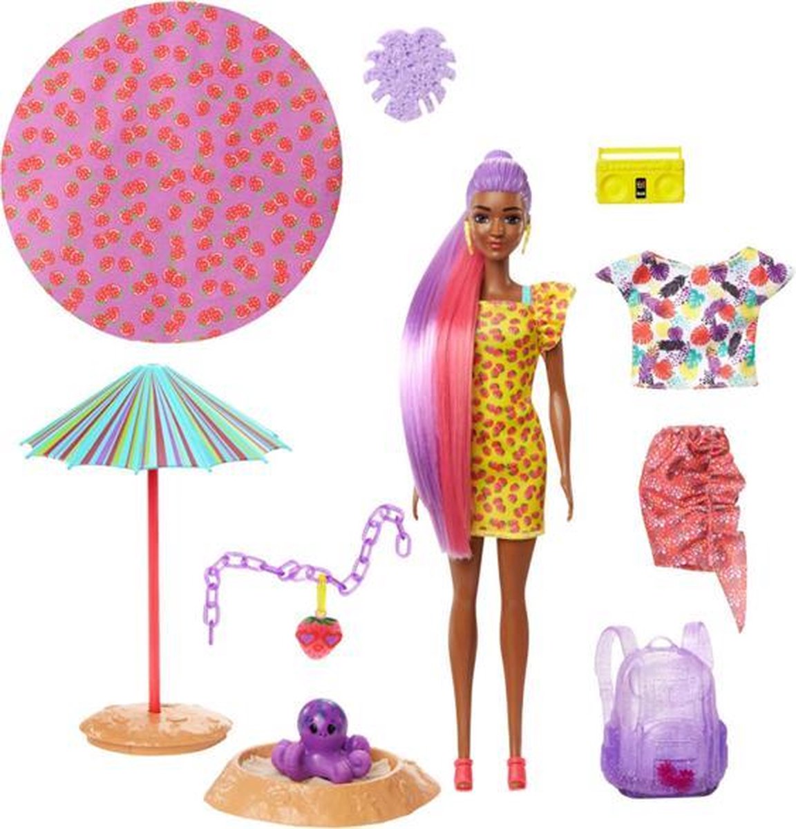 Barbie Color Reveal - Ultimate Reveal Wave 3 - Foam Aardbei
