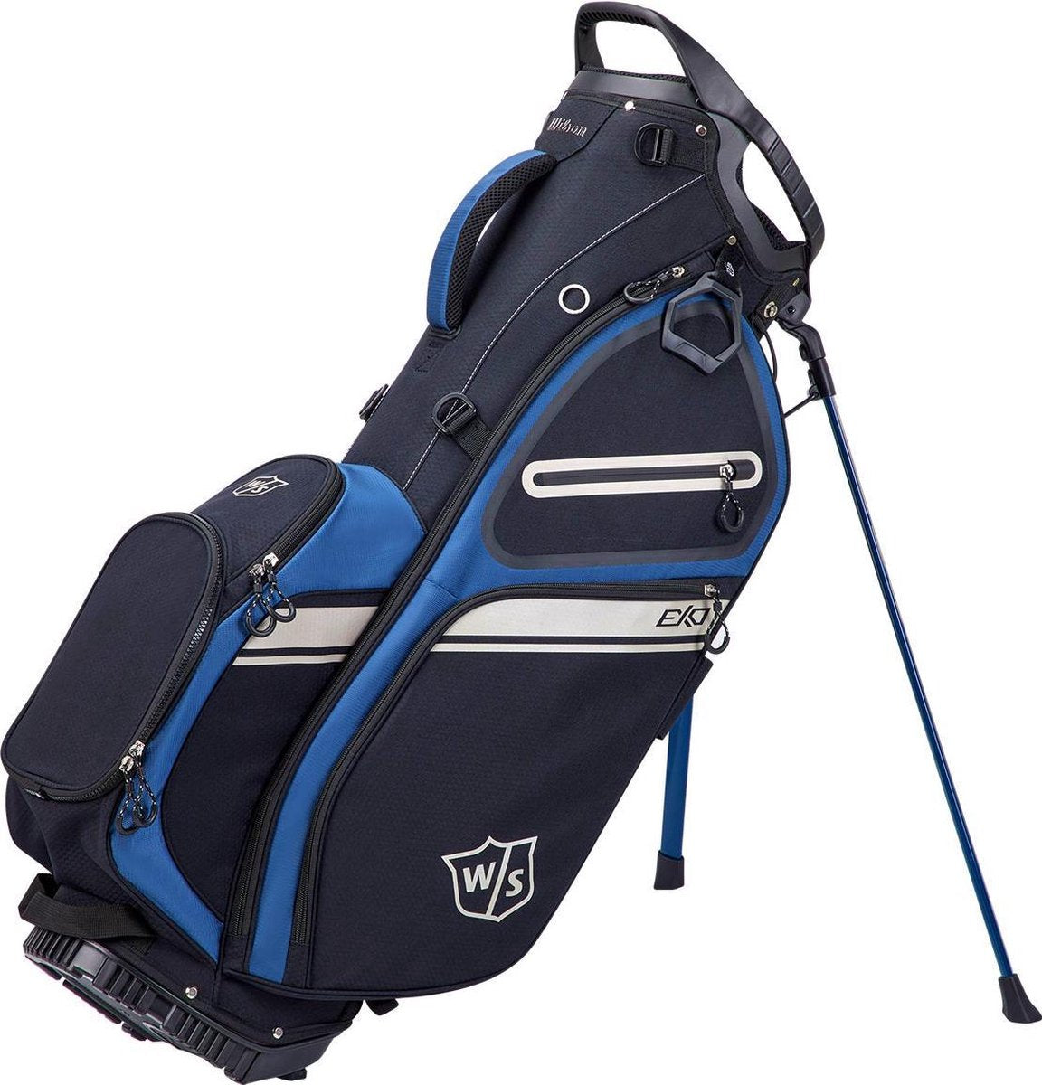 Wilson Staff Exo II  D9 Standbag 2021 - Zwart Blauw