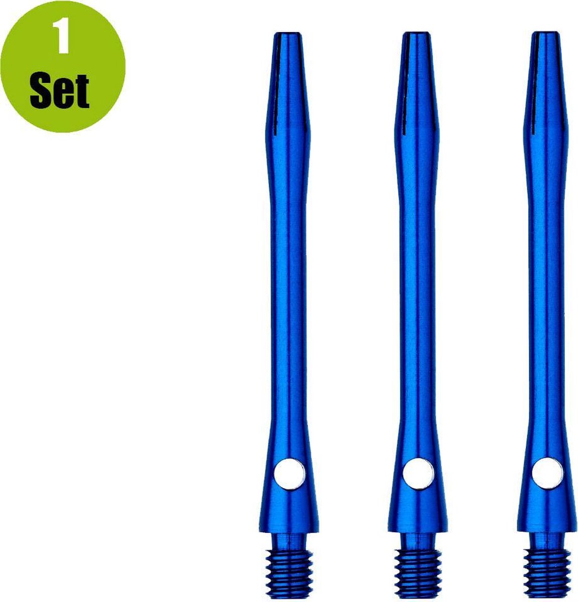 Winmau Aluminium Dart Shafts - Blauw - Medium - (1 Set)